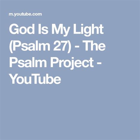 psalm 27 youtube|psalm 27 commentary easy english.